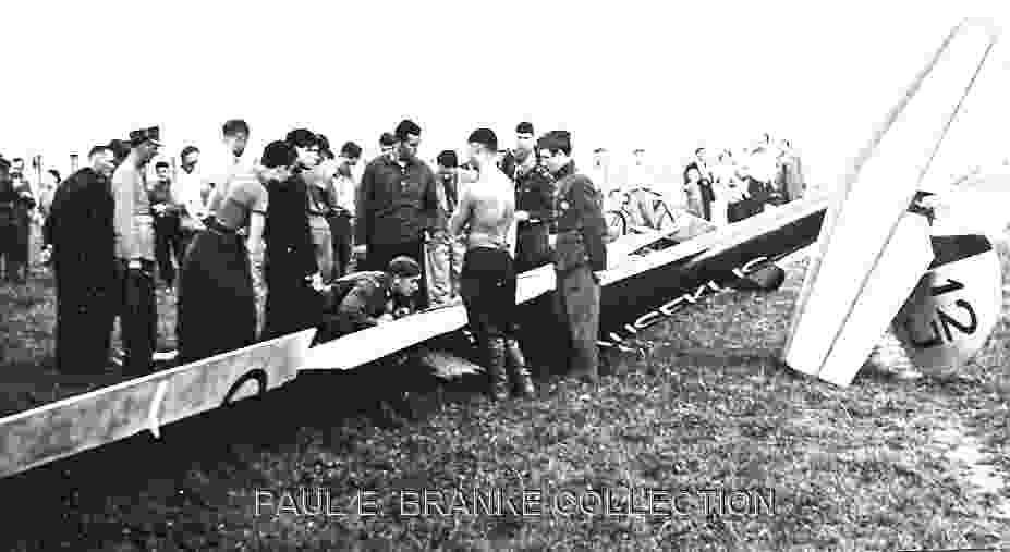 Auseklis crashed - July 28, 1938